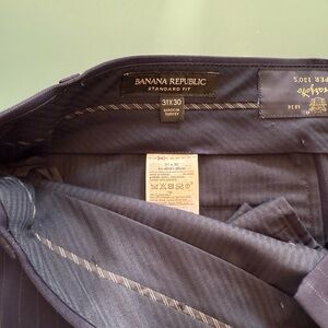 Banana Republic Dark Blue Slim Fit Trousers